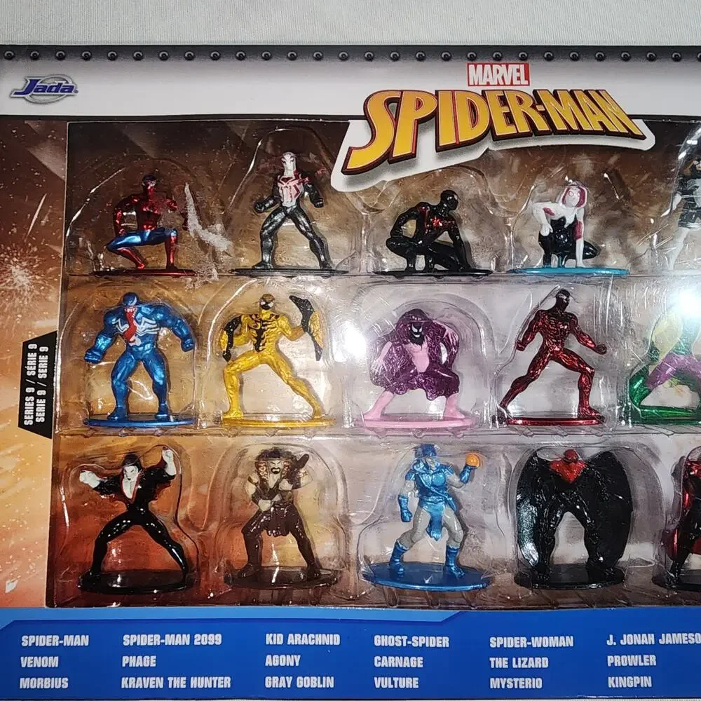 Spider-Man diecast figures Nano metalfigs series 9